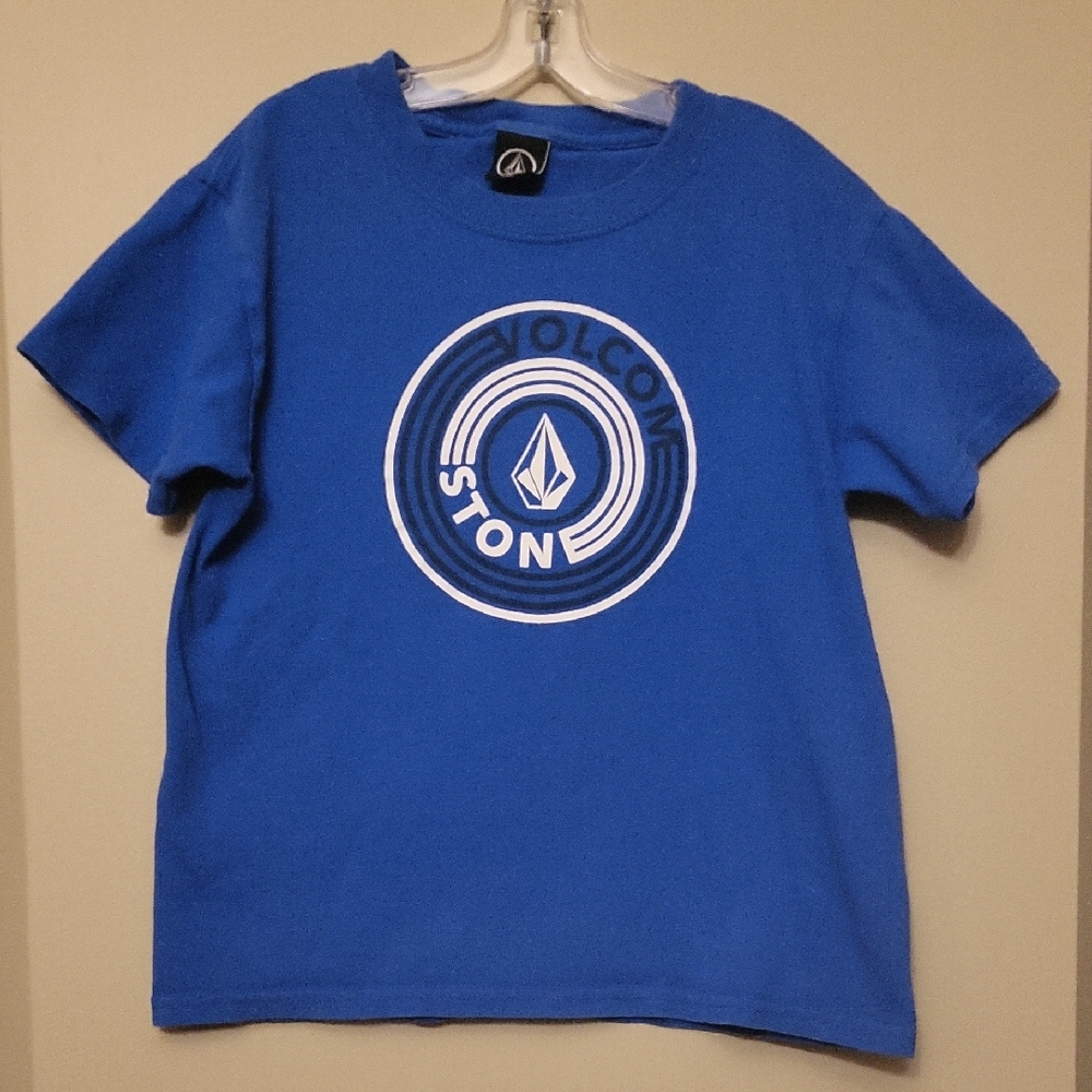 Volcom blue short sleeve tee shirt